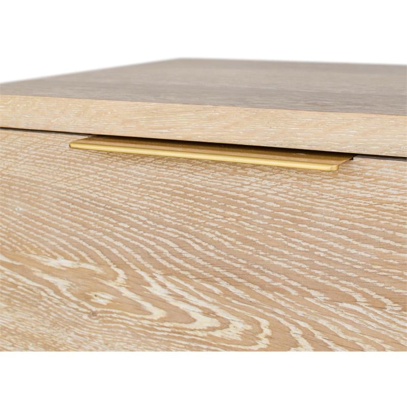 Meridian Furniture Oakwood White Oak Night Stand