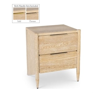 Meridian Furniture Oakwood White Oak Night Stand