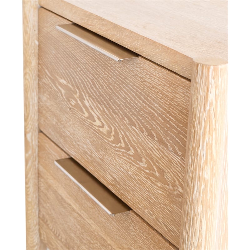 Meridian Furniture Oakwood White Oak Night Stand