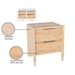 Meridian Furniture Oakwood White Oak Night Stand