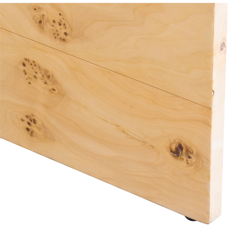 Meridian Furniture Cresthill Burl Wood Night Stand