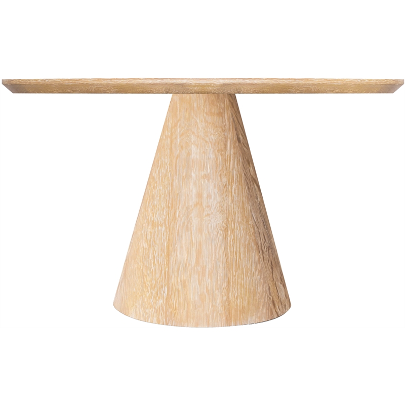 Meridian Furniture Linette White Oak Dining Table