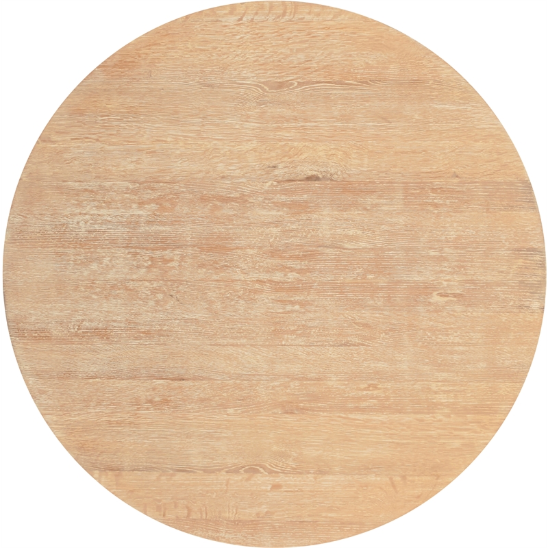 Meridian Furniture Linette White Oak Dining Table