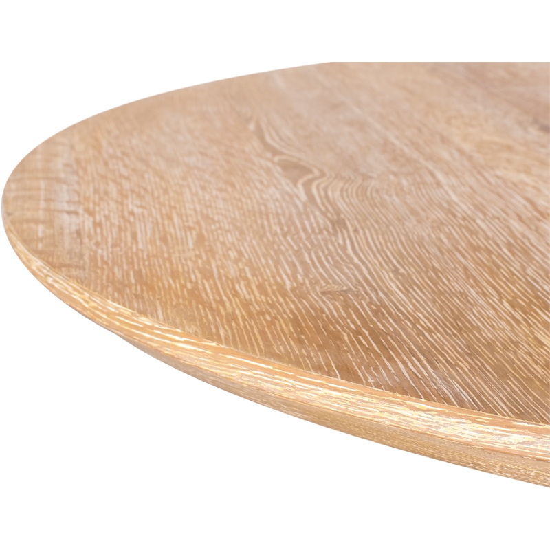 Meridian Furniture Linette White Oak Dining Table