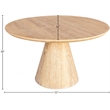 Meridian Furniture Linette White Oak Dining Table