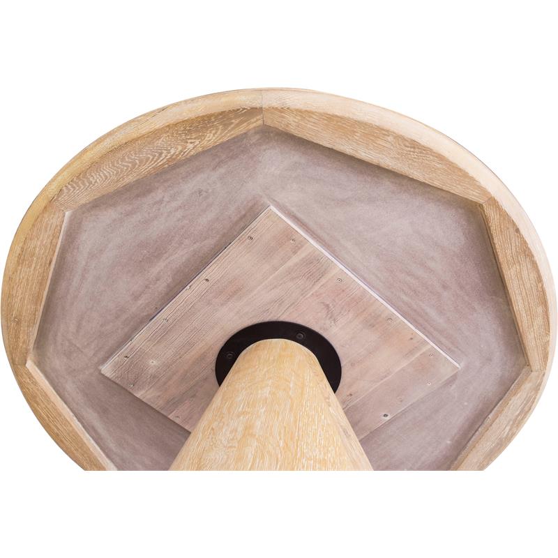 Meridian Furniture Linette White Oak Dining Table