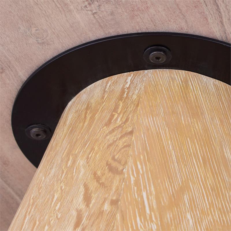 Meridian Furniture Linette White Oak Dining Table