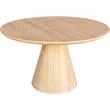 Meridian Furniture Linette White Oak Dining Table