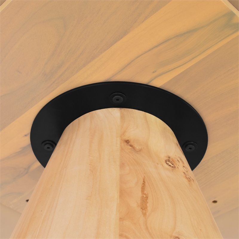 Meridian Furniture Linette Burl Wood Dining Table