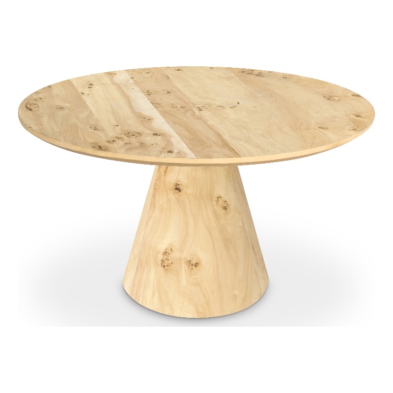 Meridian Furniture Linette Burl Wood Dining Table