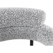 Meridian Furniture Blake Grey Boucle Fabric Dining Chair Set of 2