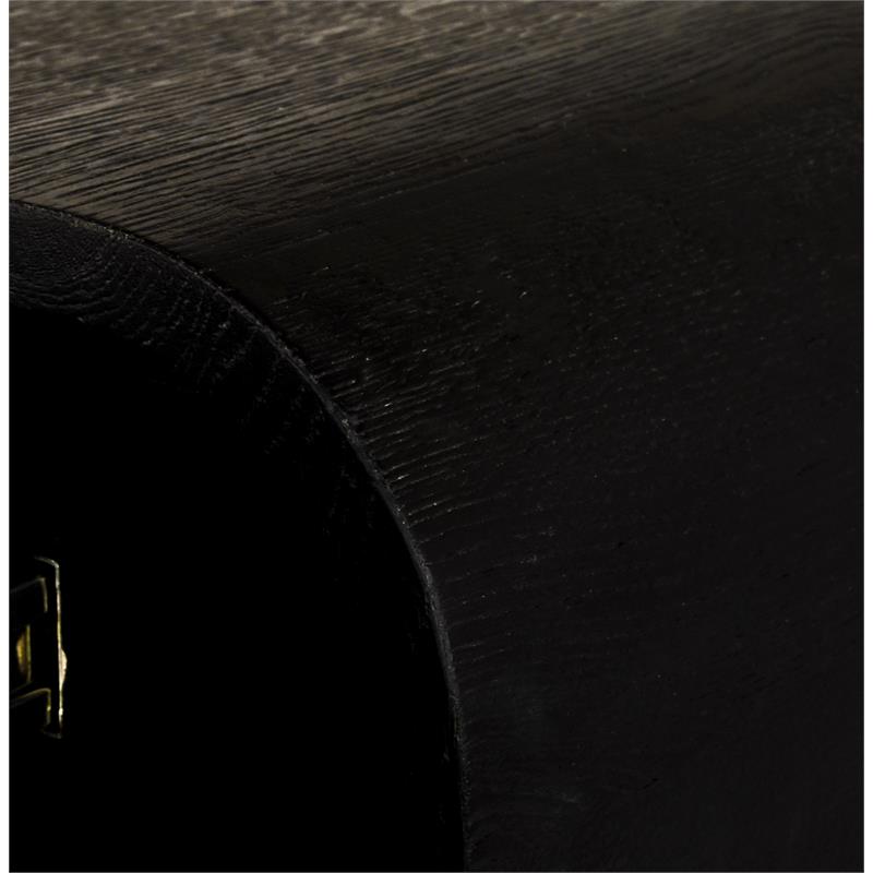 Meridian Furniture Cresthill Black Oak Night Stand