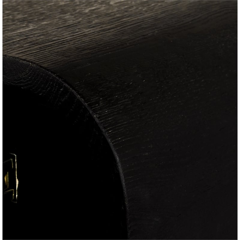 Meridian Furniture Cresthill Black Oak Night Stand