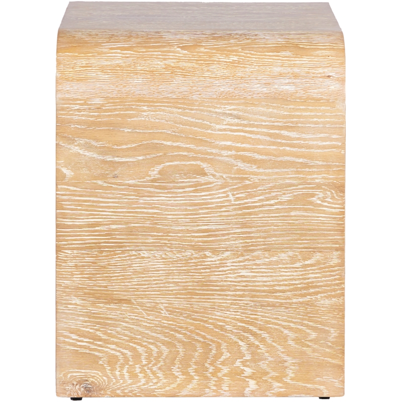 Meridian Furniture Cresthill White Oak Night Stand