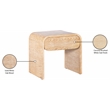 Meridian Furniture Cresthill White Oak Night Stand
