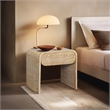 Meridian Furniture Cresthill White Oak Night Stand