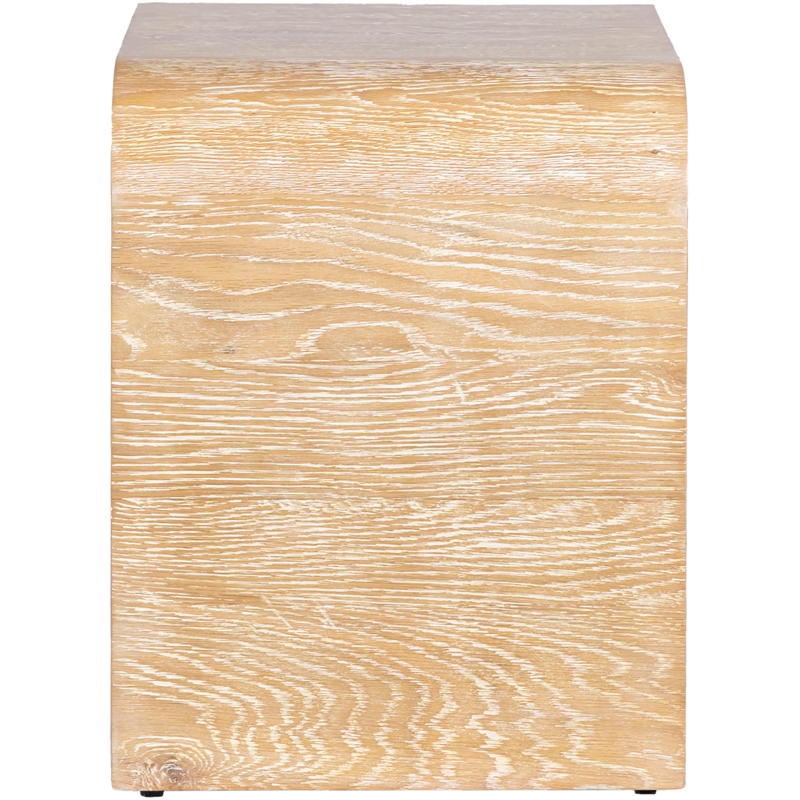 Meridian Furniture Cresthill White Oak Night Stand