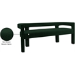 Meridian Furniture Athena Green Boucle Fabric Bench