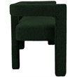 Meridian Furniture Athena Green Boucle Fabric Bench