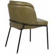Meridian Furniture Jagger Olive Vegan Leather Dining Chair (Set of 2)