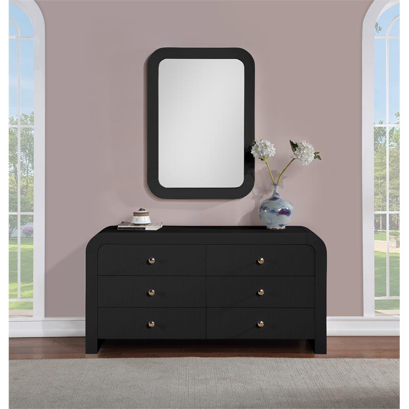 Meridian Furniture Artisto Black Mirror