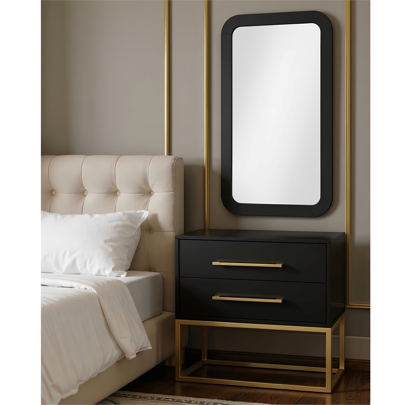 Meridian Furniture Artisto Black Mirror