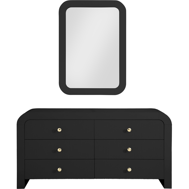 Meridian Furniture Artisto Black Mirror