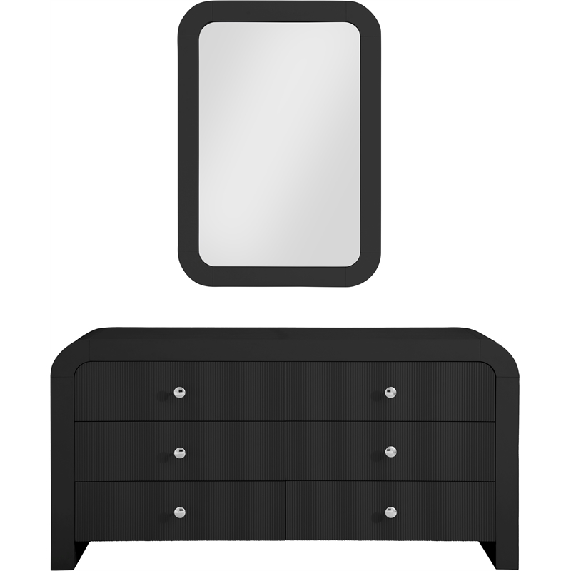 Meridian Furniture Artisto Black Mirror