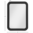 Meridian Furniture Artisto Black Mirror