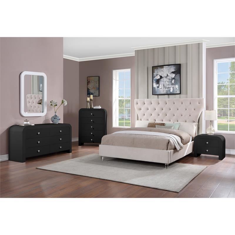 Meridian Furniture Artisto Black Mirror