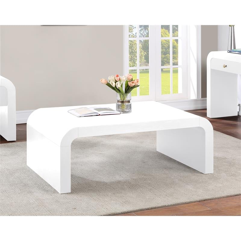 Meridian Furniture Artisto White Coffee Table