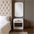 Meridian Furniture Artisto White Mirror