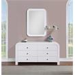 Meridian Furniture Artisto White Mirror