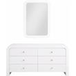 Meridian Furniture Artisto White Mirror