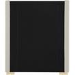 Meridian Furniture Royce Beige Linen Textured Fabric Twin Bed