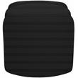 Meridian Furniture Horizon Black Boucle Fabric Ottoman