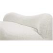 Meridian Furniture Flair Cream Boucle Fabric Bench