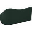 Meridian Furniture Flair Green Boucle Fabric Bench