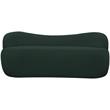 Meridian Furniture Flair Green Boucle Fabric Bench