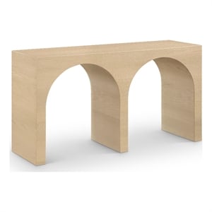 Meridian Furniture June White Oak Console Table