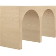 Meridian Furniture June White Oak Console Table