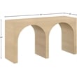 Meridian Furniture June White Oak Console Table