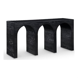 Meridian Furniture June Black Oak Console Table