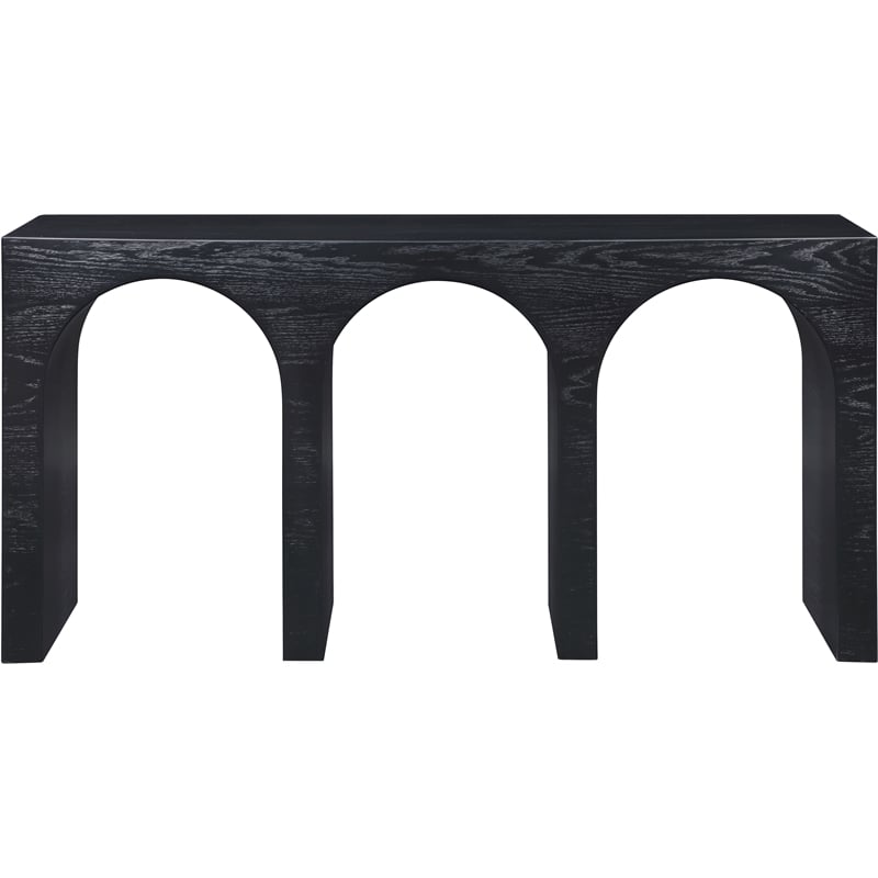 Meridian Furniture June Black Oak Console Table