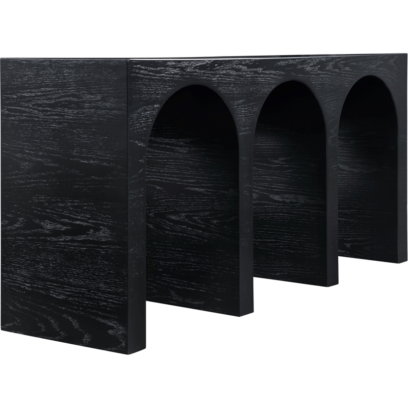 Meridian Furniture June Black Oak Console Table