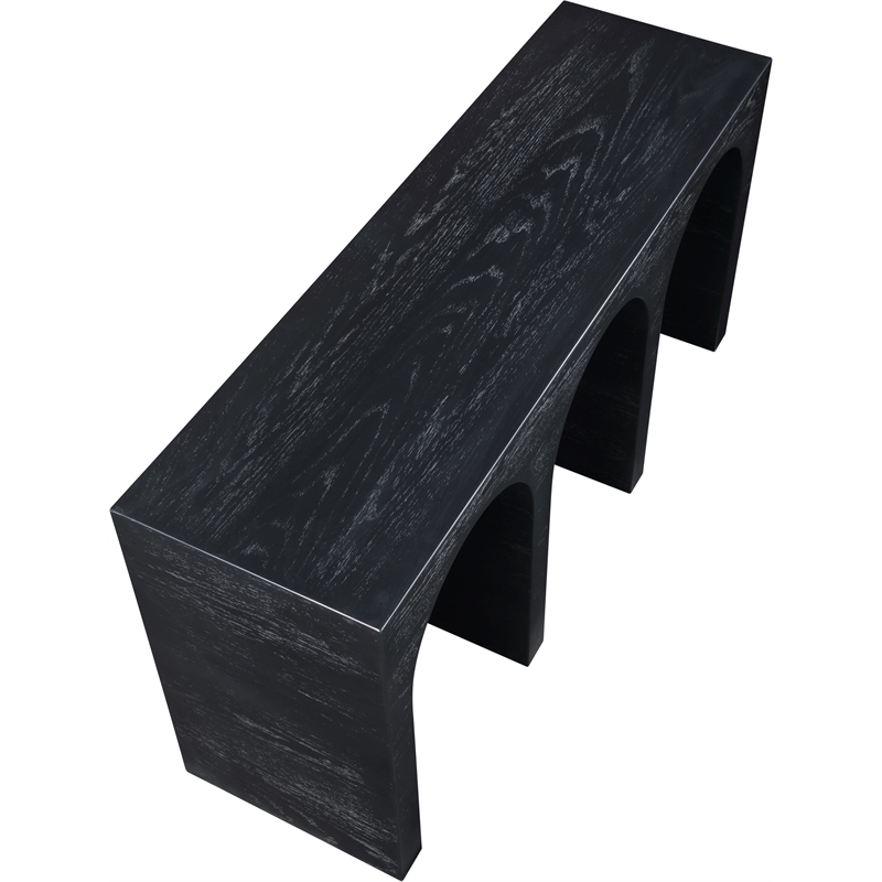 Meridian Furniture June Black Oak Console Table