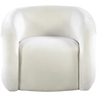 Meridian Furniture Roxbury Cream Velvet Accent Chair