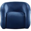 Meridian Furniture Roxbury Navy Velvet Accent Chair