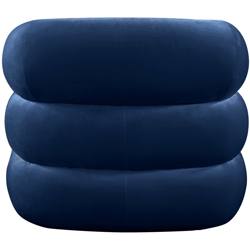 Meridian Furniture Roxbury Navy Velvet Accent Chair