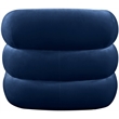 Meridian Furniture Roxbury Navy Velvet Accent Chair